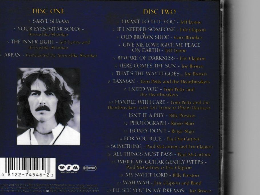 CDs: George Harrison - Concert for George – Gebraucht aus Chur von zowie72 1