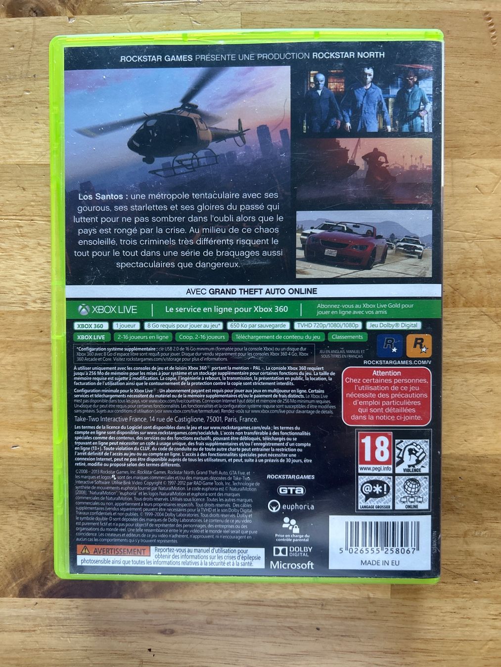 Microsoft Jeux: GTA 5 - XBOX 360 – D'occasion à Prangins par vivi-ja 2