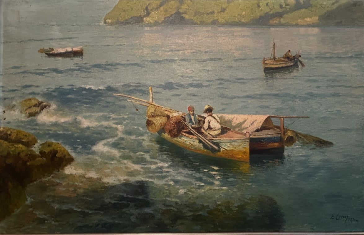 Dipinti: Ölgemälde Erminio Cremp / Original – Usato da Glarus venduto da KunstWerkEr-LS87 1