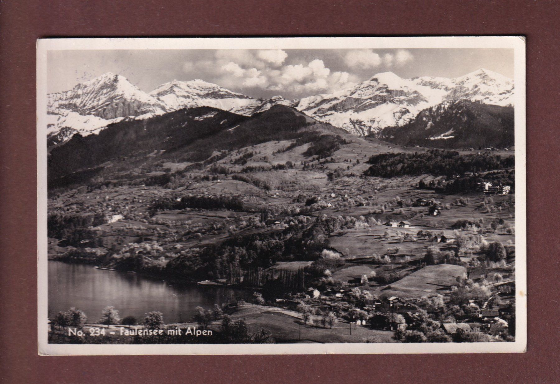Ansichtskarten: FAULENSEE - Alpen - 1944 Feldpost – Gebraucht aus Pully von nicecards-shop