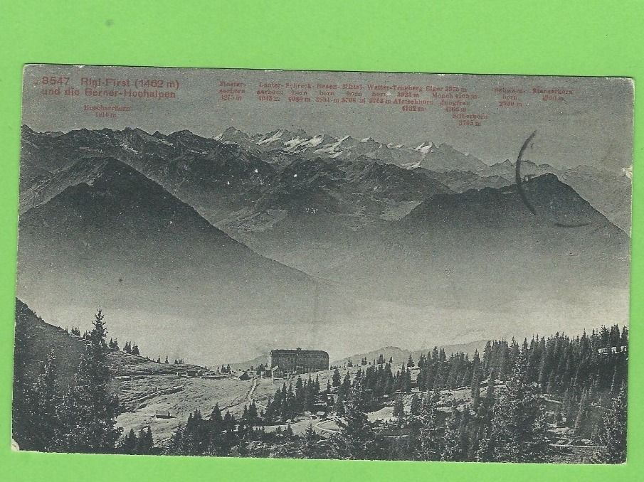 Cartes postales: Rigi First und die Berner-Hochalpen – D'occasion à Zürich par t24_de
