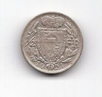 (1045) FL, ½ Franken, 1924, vz+