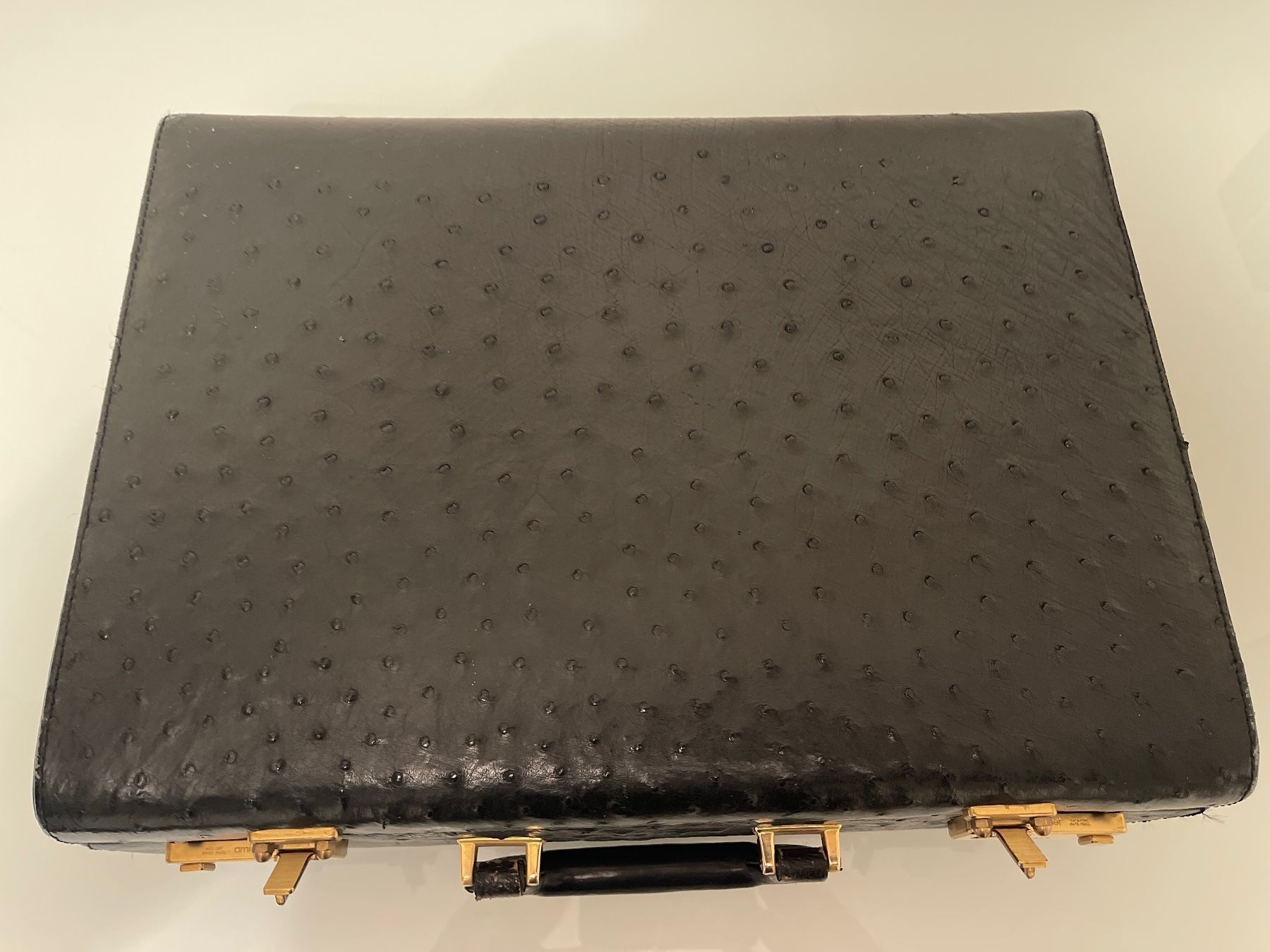 Koffer & Taschen: Aktentasche in Straussenleder – Gebraucht aus Zürich von SWKA 8