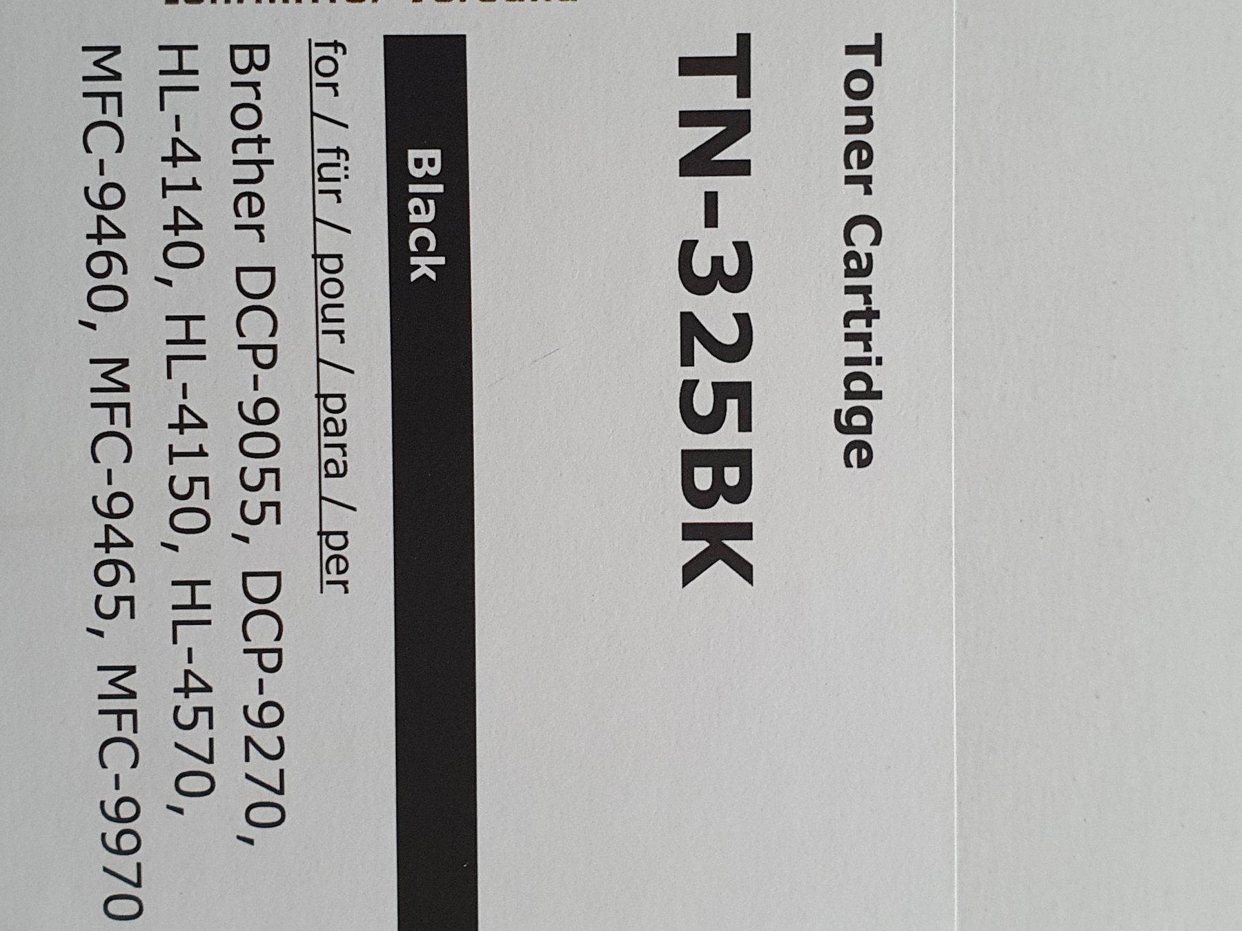 Brother Cartouches & Toner: Druckerpatrone Brother TN-325BK – Neuf (Voir description) à Luzern par mat_w86w