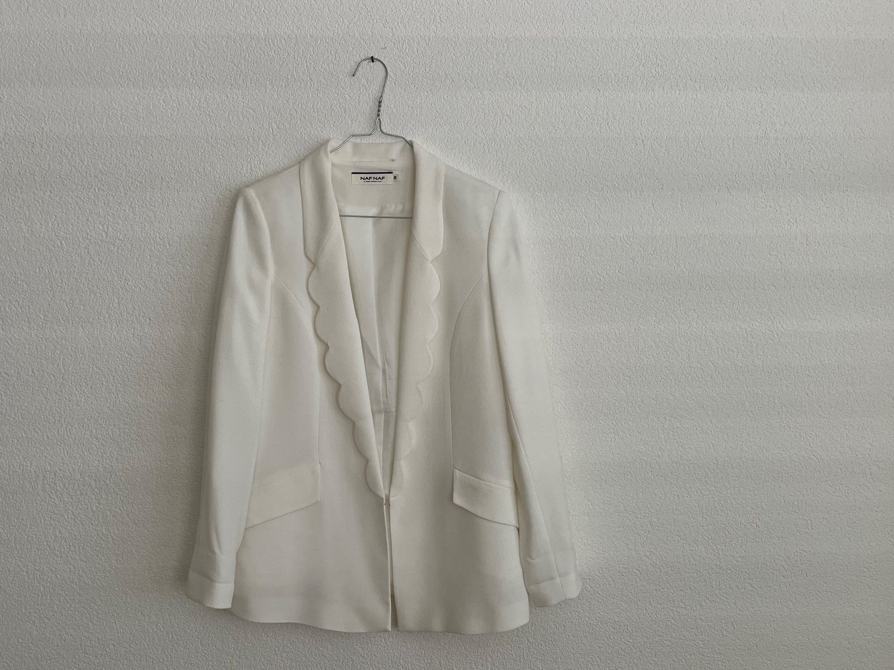 Nafnaf Jacken: Naf Naf Blazer off-white Gr36 – Neu (gemäss Beschreibung) aus Wollerau von bri_s9qv