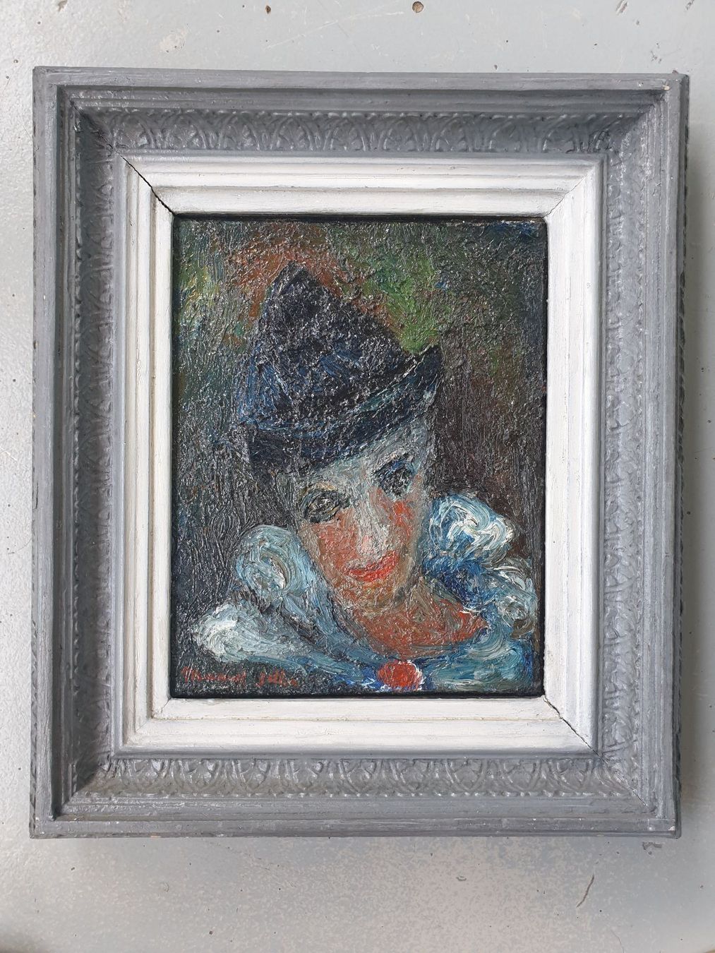 Dipinti: Gemälde Harlekin portrait – Usato da Zürich venduto da B-Rock 1
