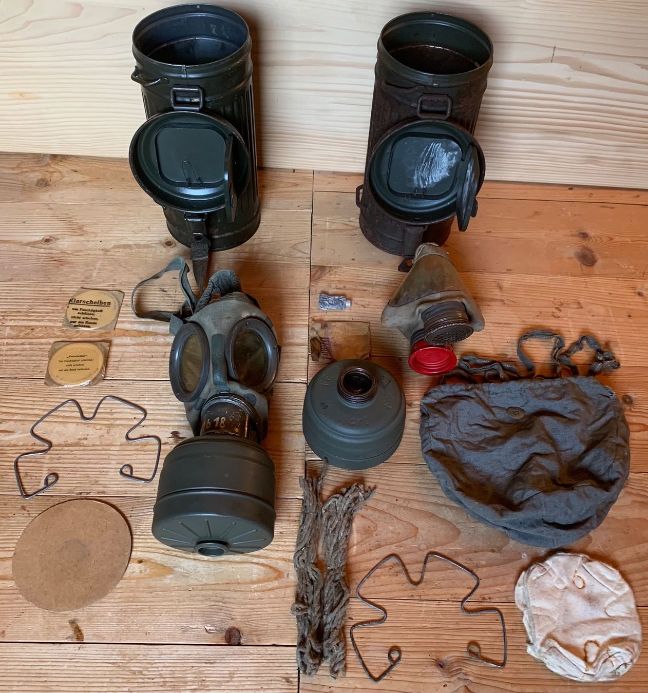 Protezione per viso e udito: Gasmasken der Wehrmacht – Usato da Goldingen venduto da Bergler012