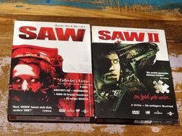 Saw 1 + 2, DVD Horror Mediabook inkl. OST