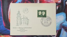 CL35 2x Document + Timbre Allemagne 1954
