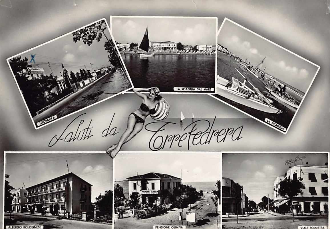 Cartoline postali: TORREFEDRERA - alte Postkarte EXOTISCHES MOTIV – Usato da Lufingen venduto da Rac0