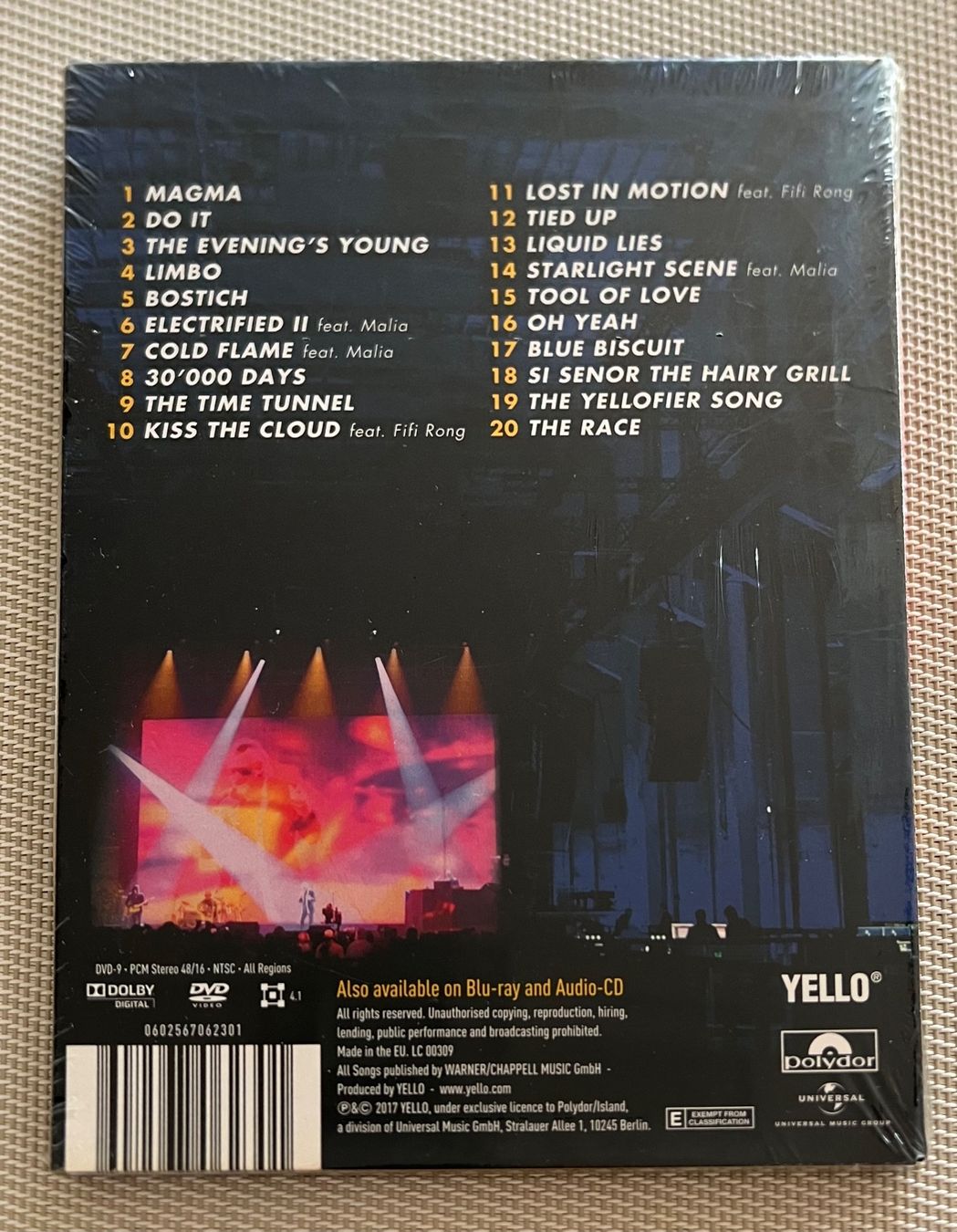 Tutti i DVDs: Yello - Live in Berlin / DVD , OVP – Nuovo e nell'imballaggio originale da Schaffhausen venduto da Mond689 1
