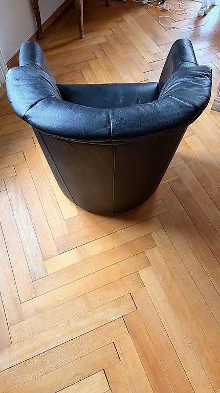 Fauteuils: Ledersessel schwarz – D'occasion à Bern par dexter123 1