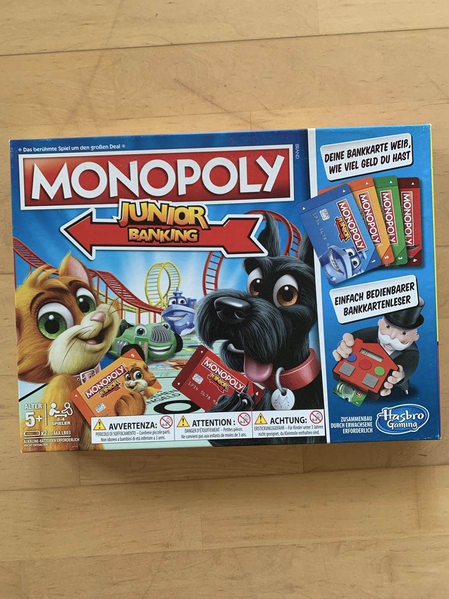 Hasbro Giochi: Monopoly Junior Banking – Usato da Bubikon venduto da nba01