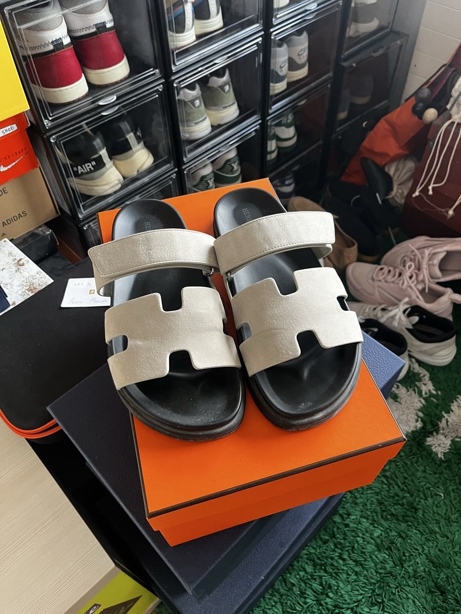Hermès Chaussures hommes: Hermès Chypre Beige – D'occasion à Genève par 3M_JR