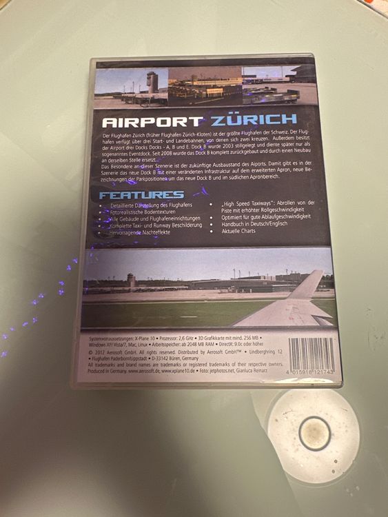 X-Plane 10: Airport Zürich PC/Mac DVD-Rom (Gebraucht) in Thun für CHF 1 ...