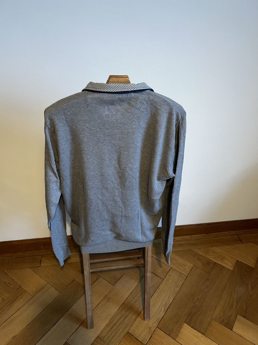 Maglioni & Felpe: Pull gris chiné XL, col chemise intégré – Usato da Bulle venduto da Botor_1666 1
