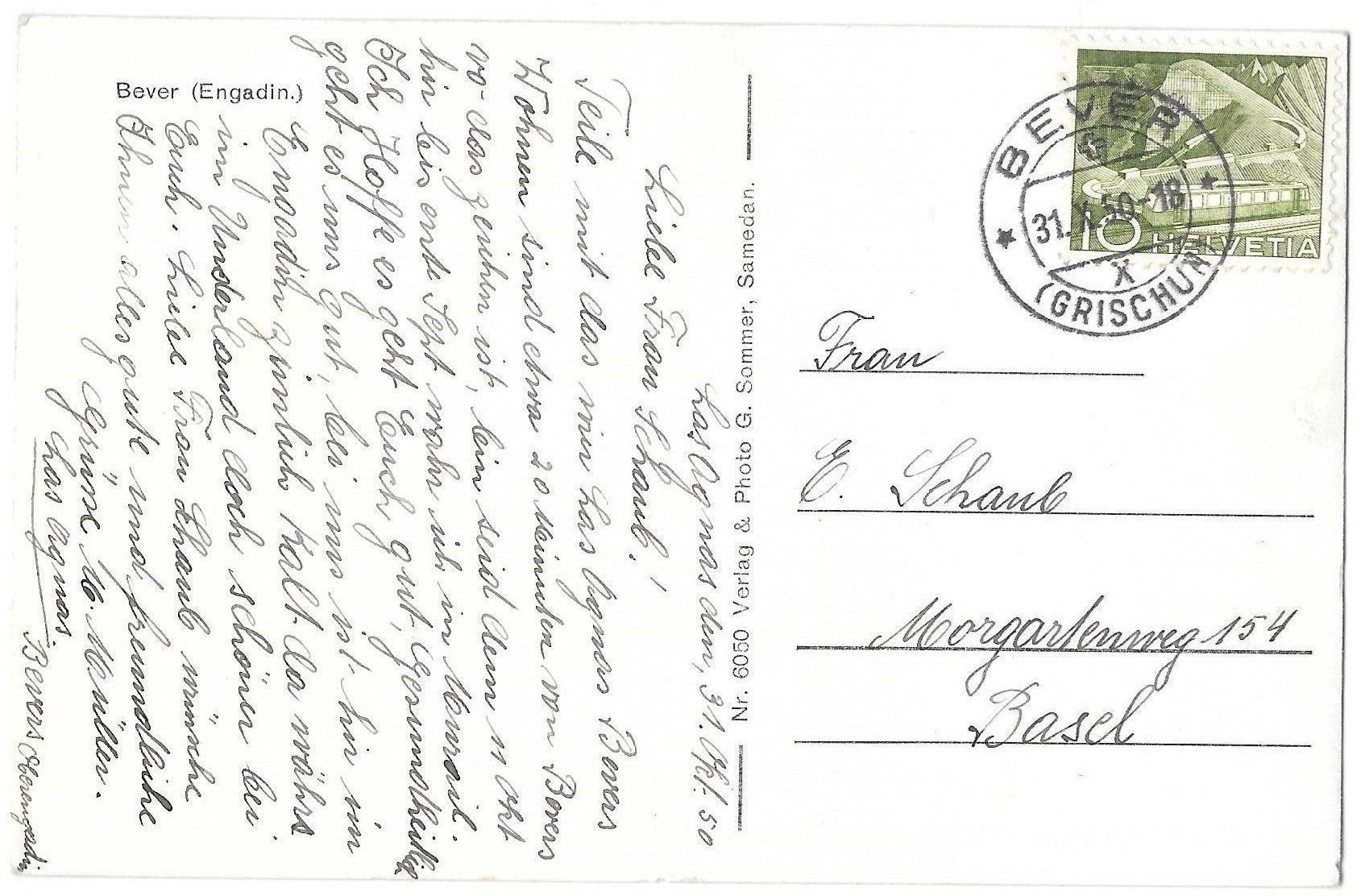 Cartes postales: Bever (Engadin) Flugaufnahme – D'occasion à Olten par clotaldi 1