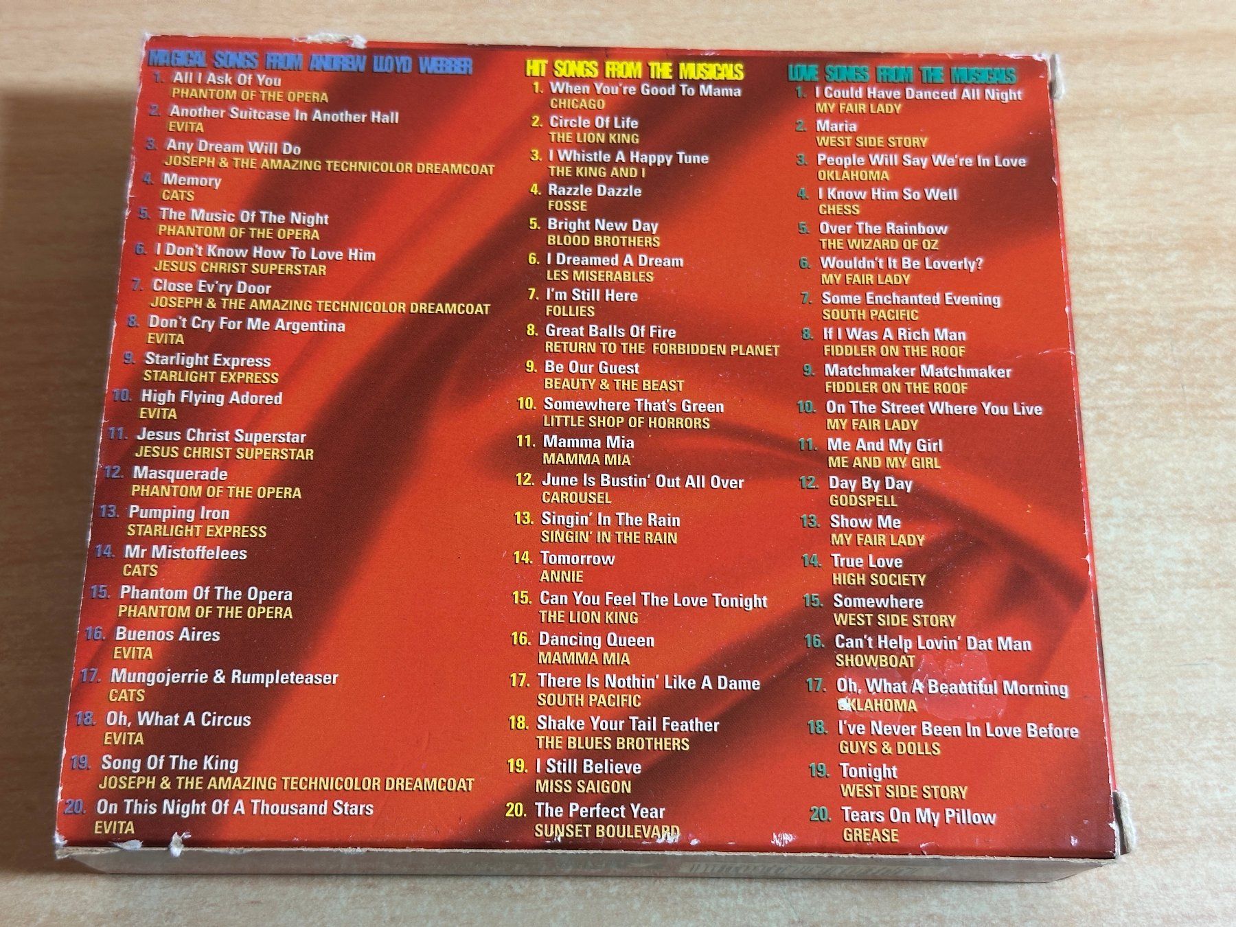 CD: 60 Hits From The Musicals - 3 CD – Usato da Rikon im Tösstal venduto da Alpenmutz 1