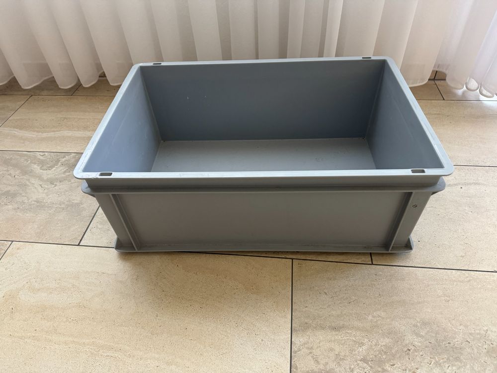 Utz Rako Stapelbehälter Box Grau | 60 × 40 × 22 cm | 40 l (Gebraucht ...