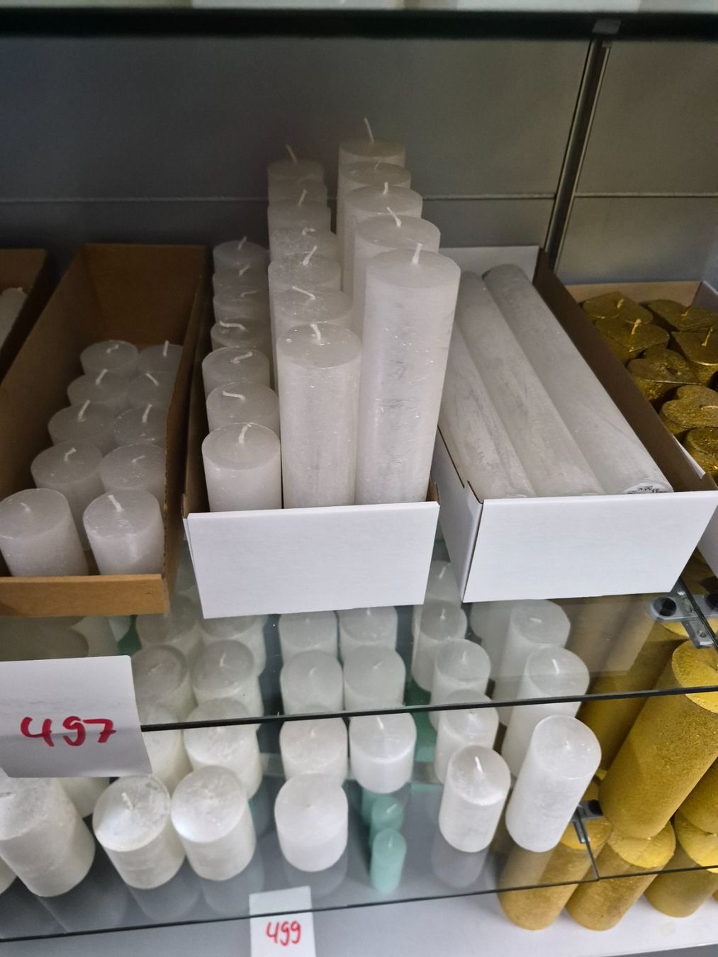 Candele: 497 Posten Kerzen aus Liquidation – Nuovo (secondo la descrizione) da Derendingen venduto da Meisterstuecke 4