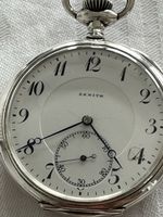 Antike ZENITH Taschenuhr Grand Prix Paris 1900 – Massivsilbe