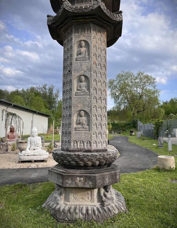 Buddha Tempel Pagode 8m groß Naturstein Tibet China Garten Kaufen auf