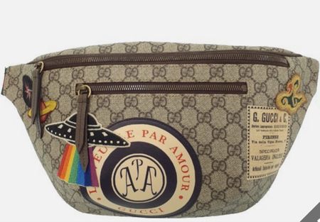 Sac banane Gucci GG Supreme toile fantaisie  529 711