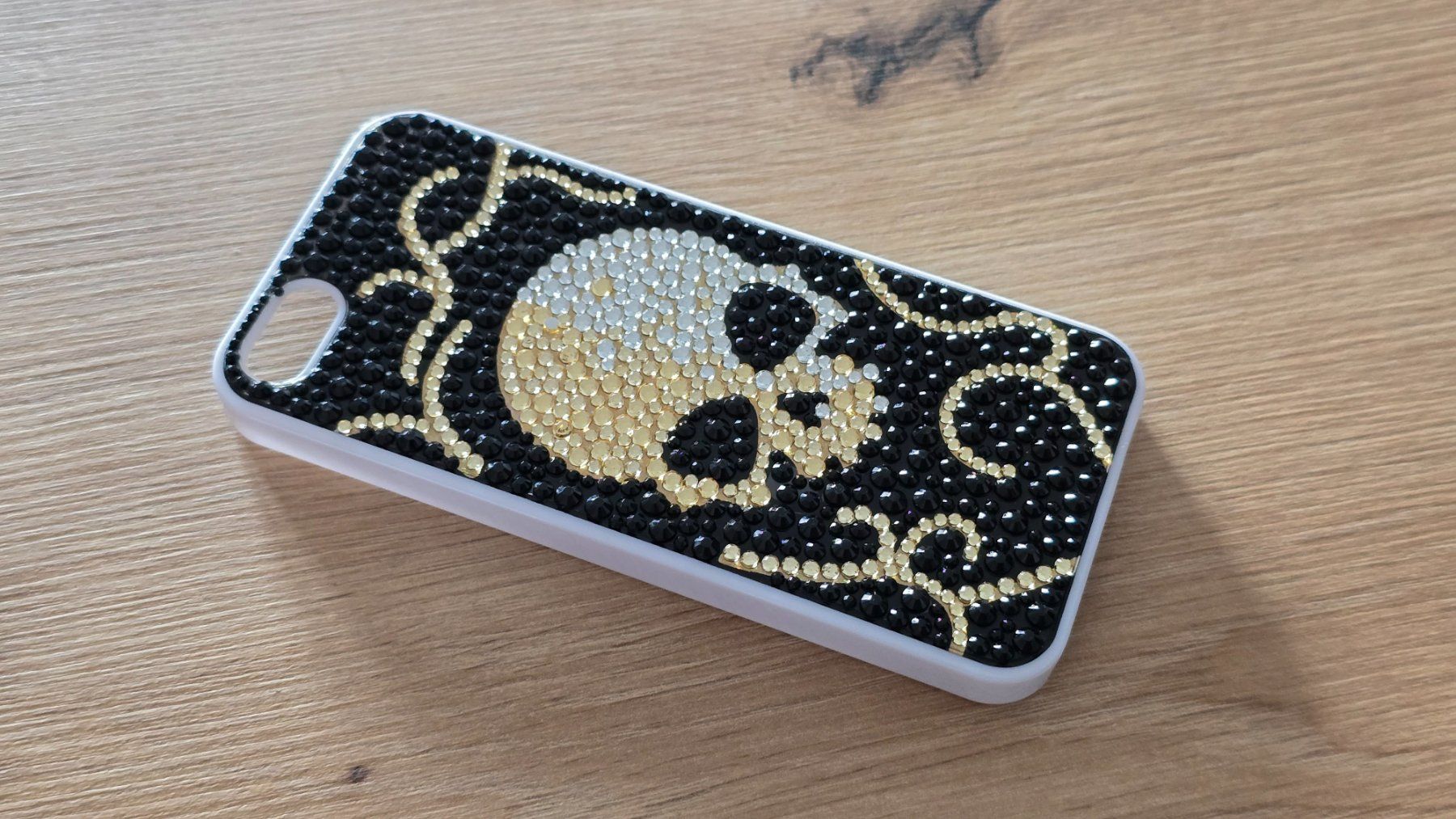 Cover & Protezioni schermo: Glitzer Case - iPhone 5 / 5s / SE - Skull-Design – Nuovo (secondo la descrizione) da Thalwil venduto da VitaMini 1