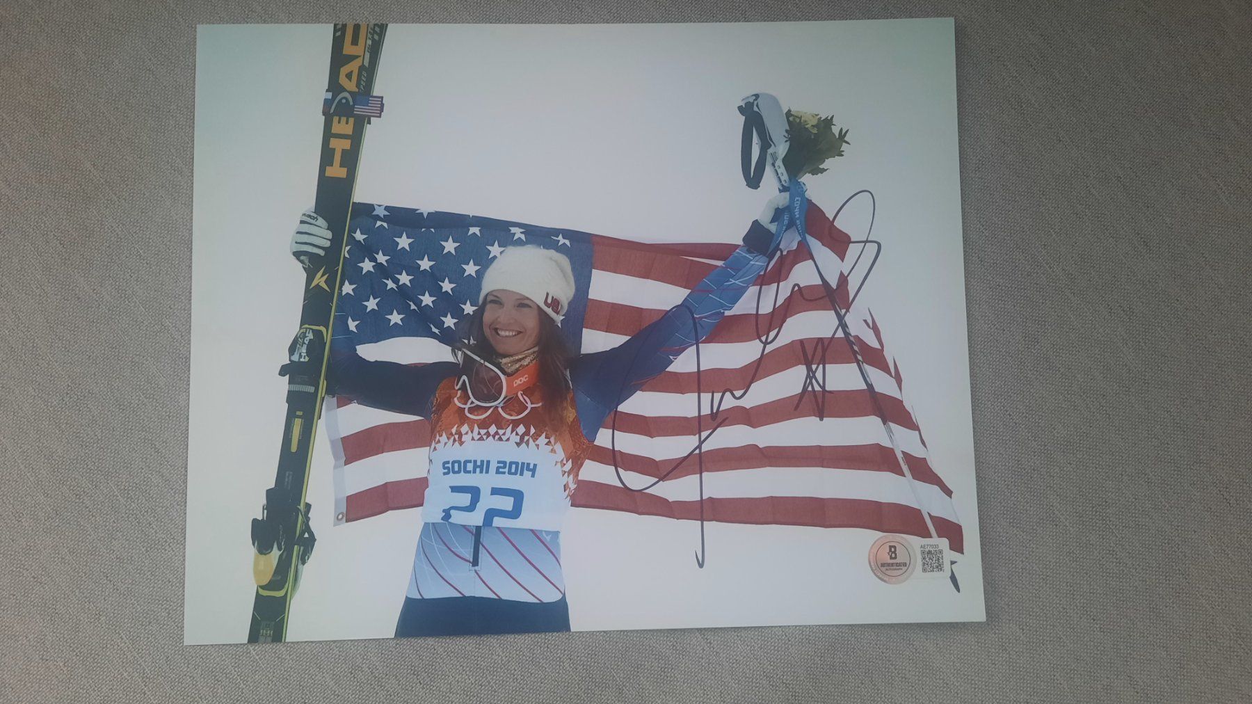 Autografi: Autogramm Julia Mancuso – Usato da Schmerikon venduto da Olympia04