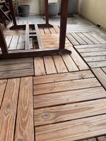Terrace tiles Douglas wood 30mm 50x50cm, ca. 28Stück