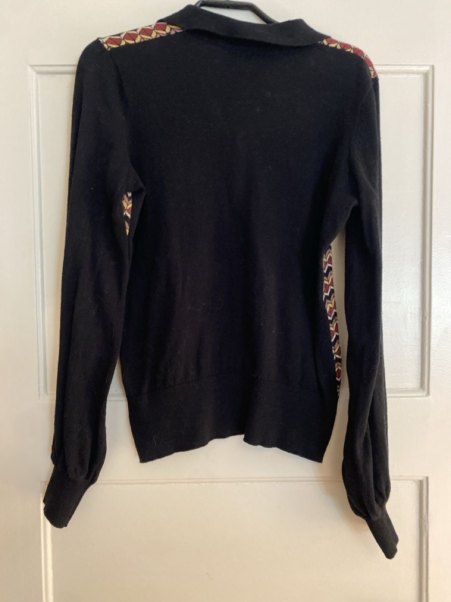 King Louie Pullover & Sweatshirts: Schwarzer Retro Pullover von King Louie mit Print, Gr. S – Gebraucht aus Bern von Gogo_1930 2