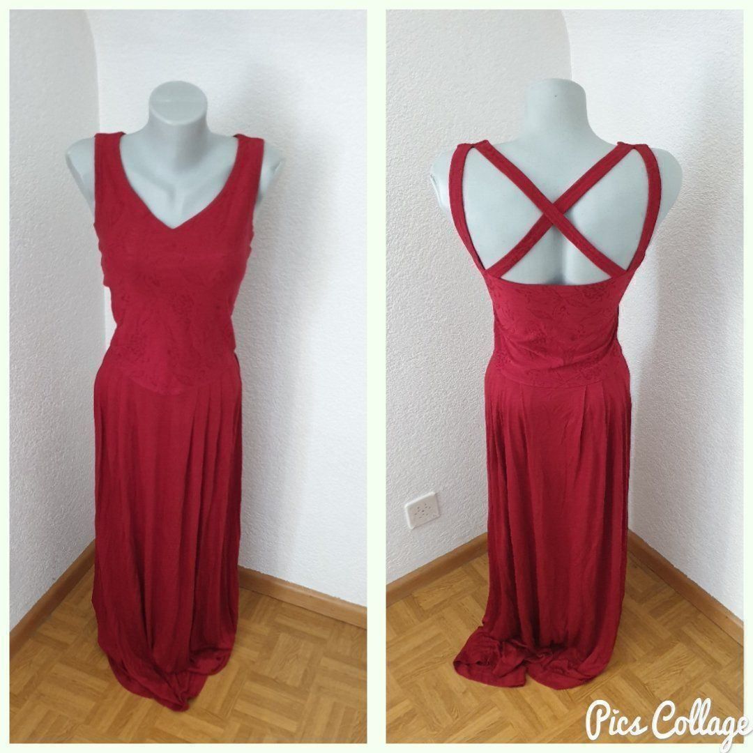 Vestiti: Edles Abendkleid in Rot Gr. S – Nuovo (secondo la descrizione) da Füllinsdorf venduto da Sternenblick19