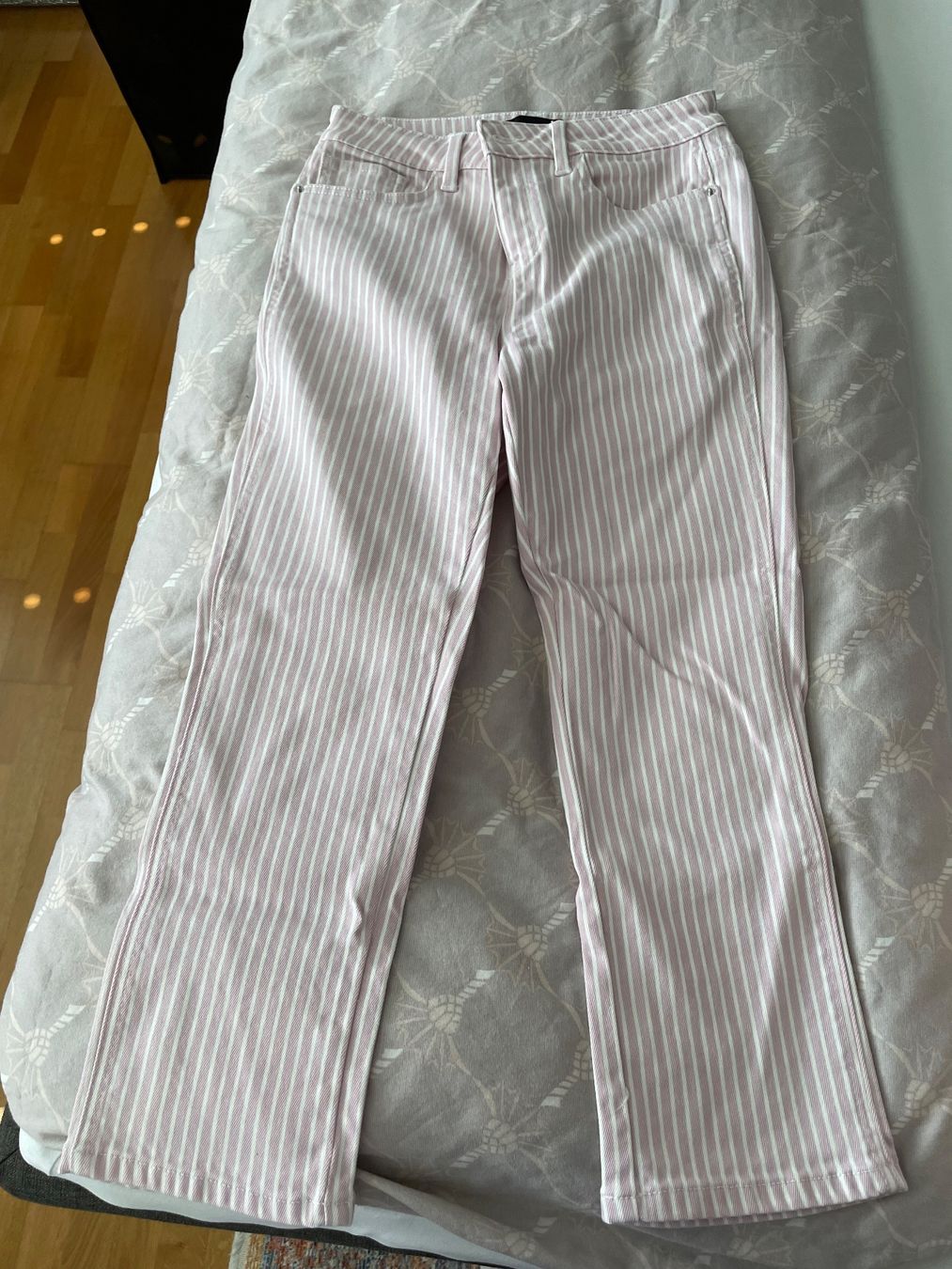 Next Jeans: Next CROPPED - Jeans Slim Fit - pink stripe – Usato da Zürich venduto da SeldaY