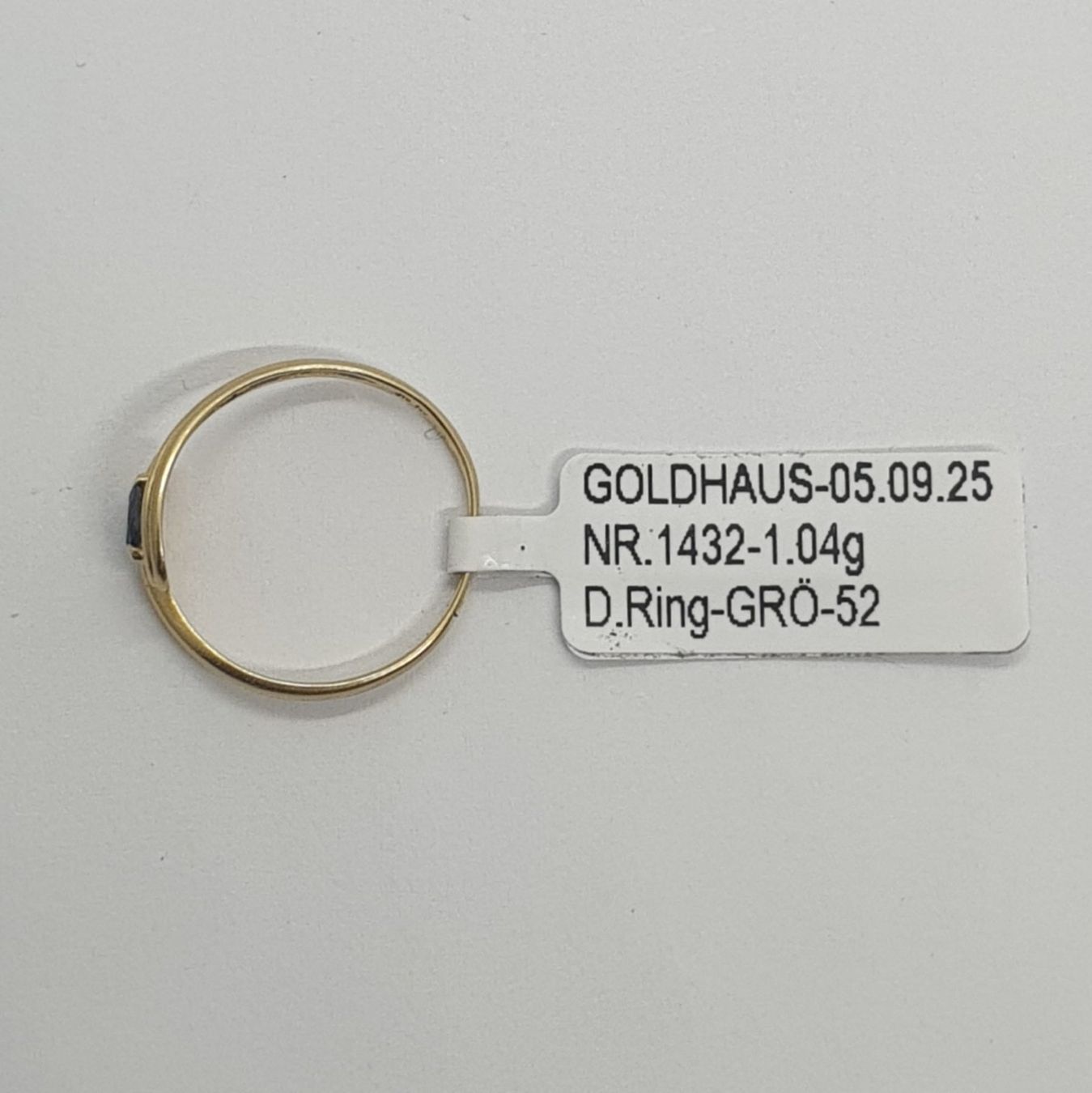 Anelli: Echt 18K Gold - Saphir Ring – Usato da Luzern venduto da Luzern-Goldhaus 3