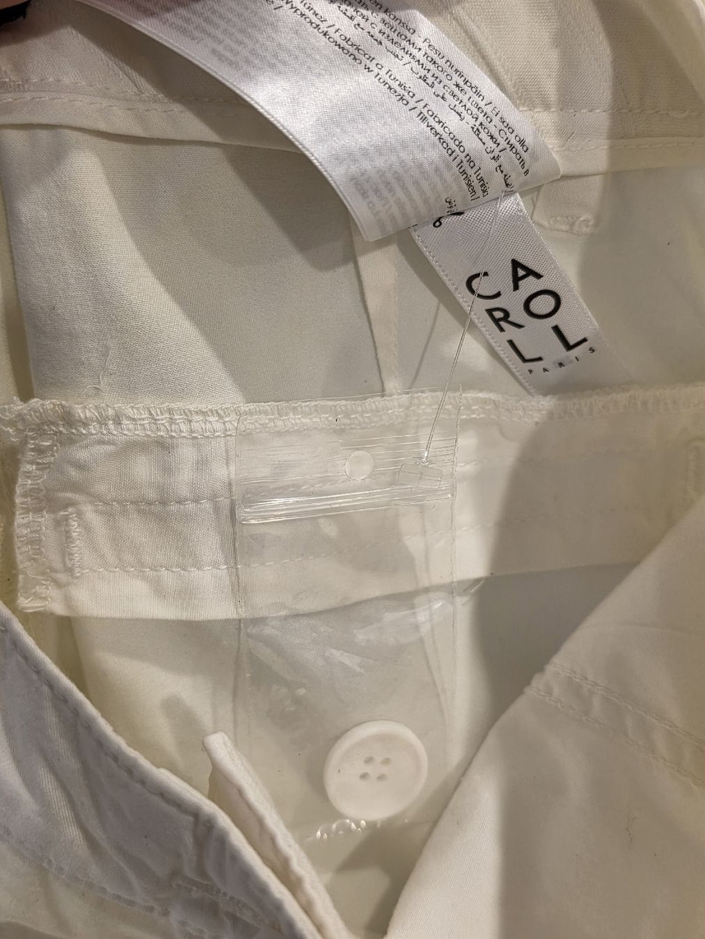 Caroll Pantaloni: Pantalon crème Caroll taille 36. – Nuovo (secondo la descrizione) da CASLANO venduto da Bebesa 8