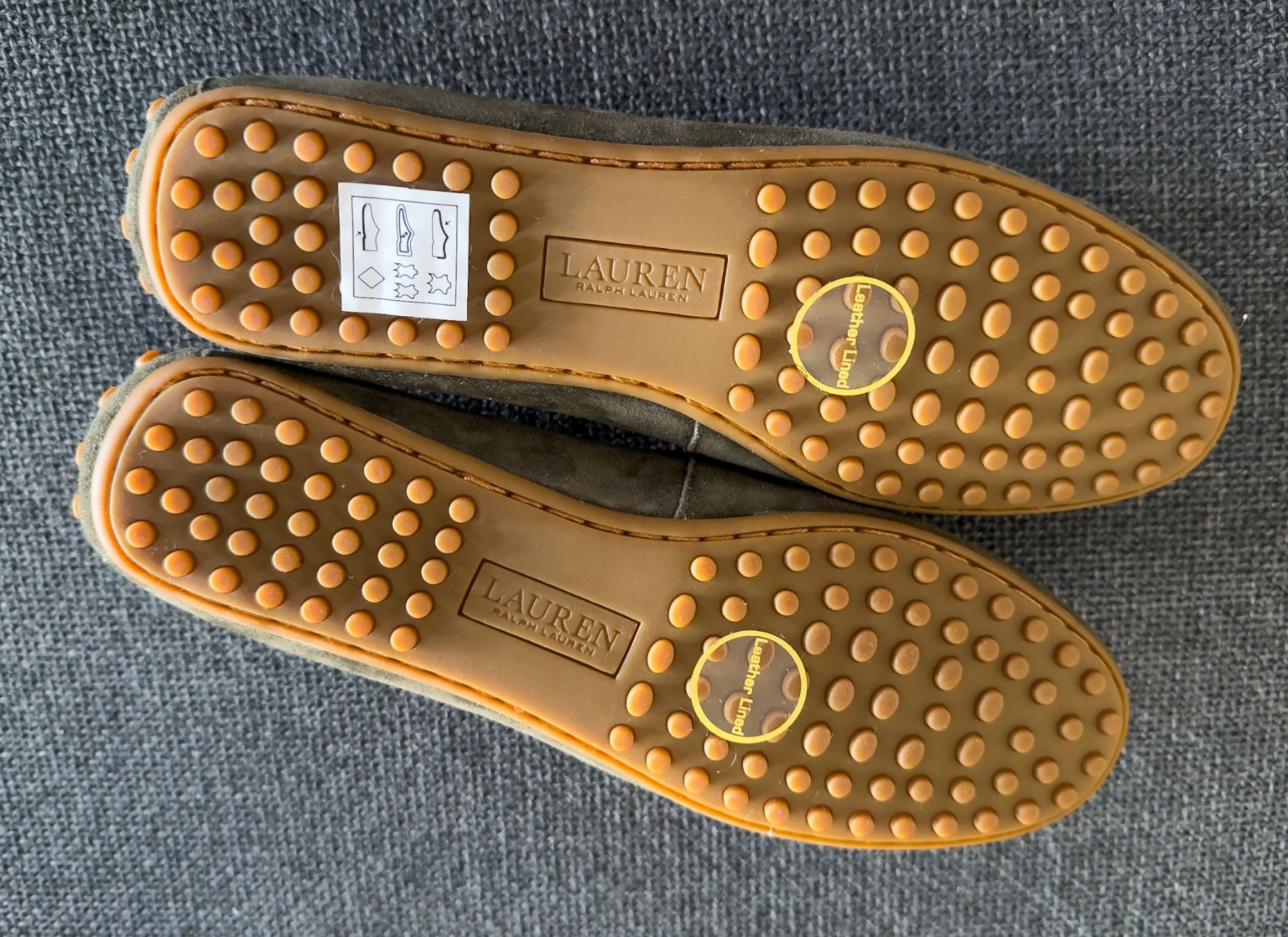 Ralph Lauren Scarpe da donna: RALPH LAUREN Loafer Mocassin; Gr. 35.5, dark olive – Nuovo (secondo la descrizione) da Zürich venduto da stevocem 2