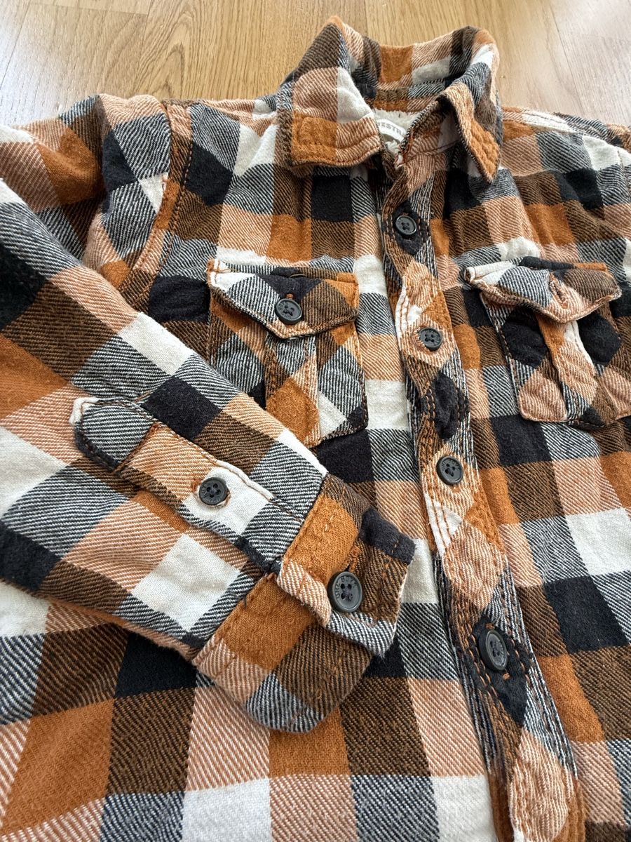 Camicie, T-shirt & Polo: Orchestra - Chemise chaude doublée, taille 3 ans – Usato da Genève venduto da valmath 3