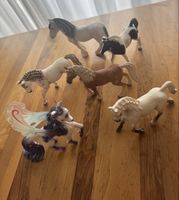 6 Schleich Spielzeugpferde 