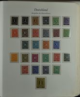 Sammlung Deutschland 1945-73, postfrisch in Vordruckalbum