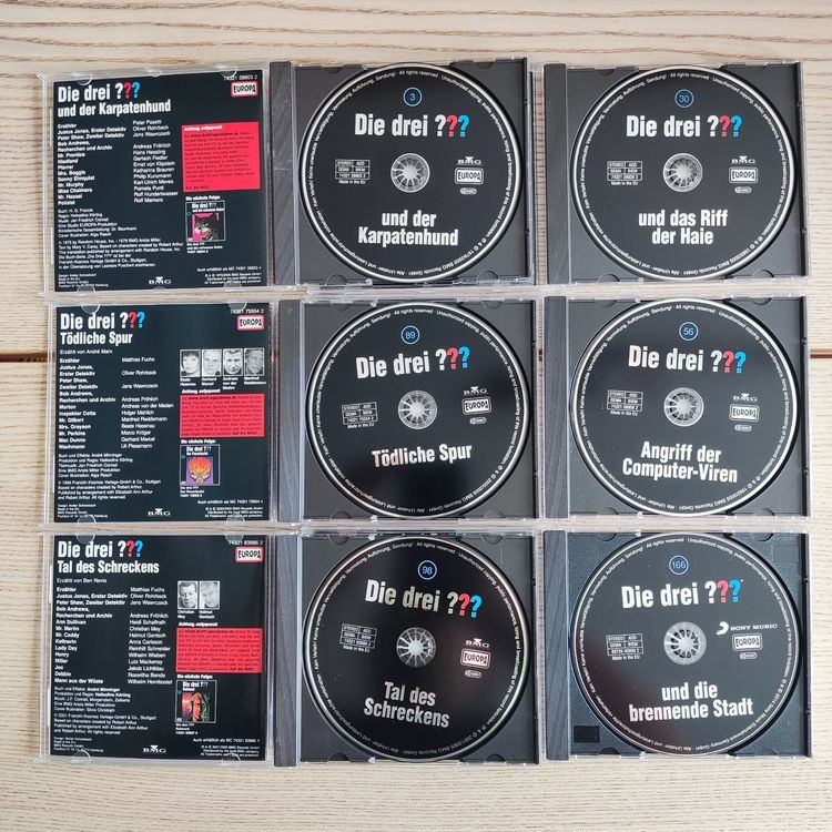 Die drei Fragezeichen – 6 Hörspiel-CDs (Gebraucht) in Schaffhausen für ...