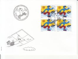 SBK 913 im 4er-Block FDC