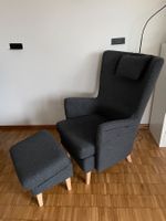 Sessel mit Hocker / Omtänksam Ikea / letzter preis