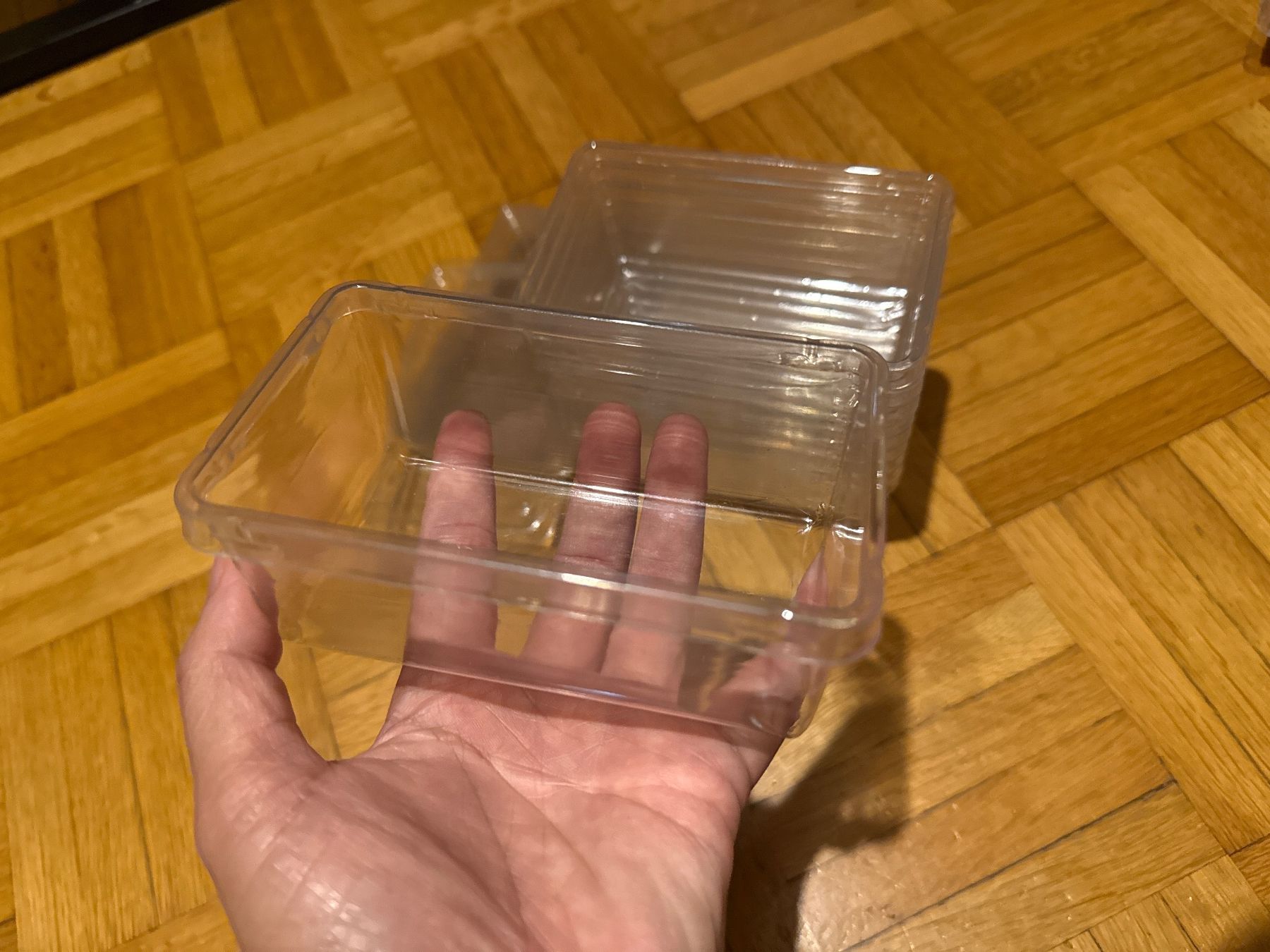 Altro in Decorazioni & Accessori: Clear plastic boxes + lids (10) – Nuovo (secondo la descrizione) da Küttigen venduto da JoCRoxx 1