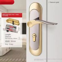 Serrure de sécurité  porte intérieure de maison,  avec clés