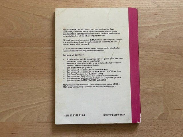 Bücher: Bücher zur MSX-Z80-Assembler-Programmierung (Niederländisch) – Gebraucht aus Pfungen von gilbertfr 2