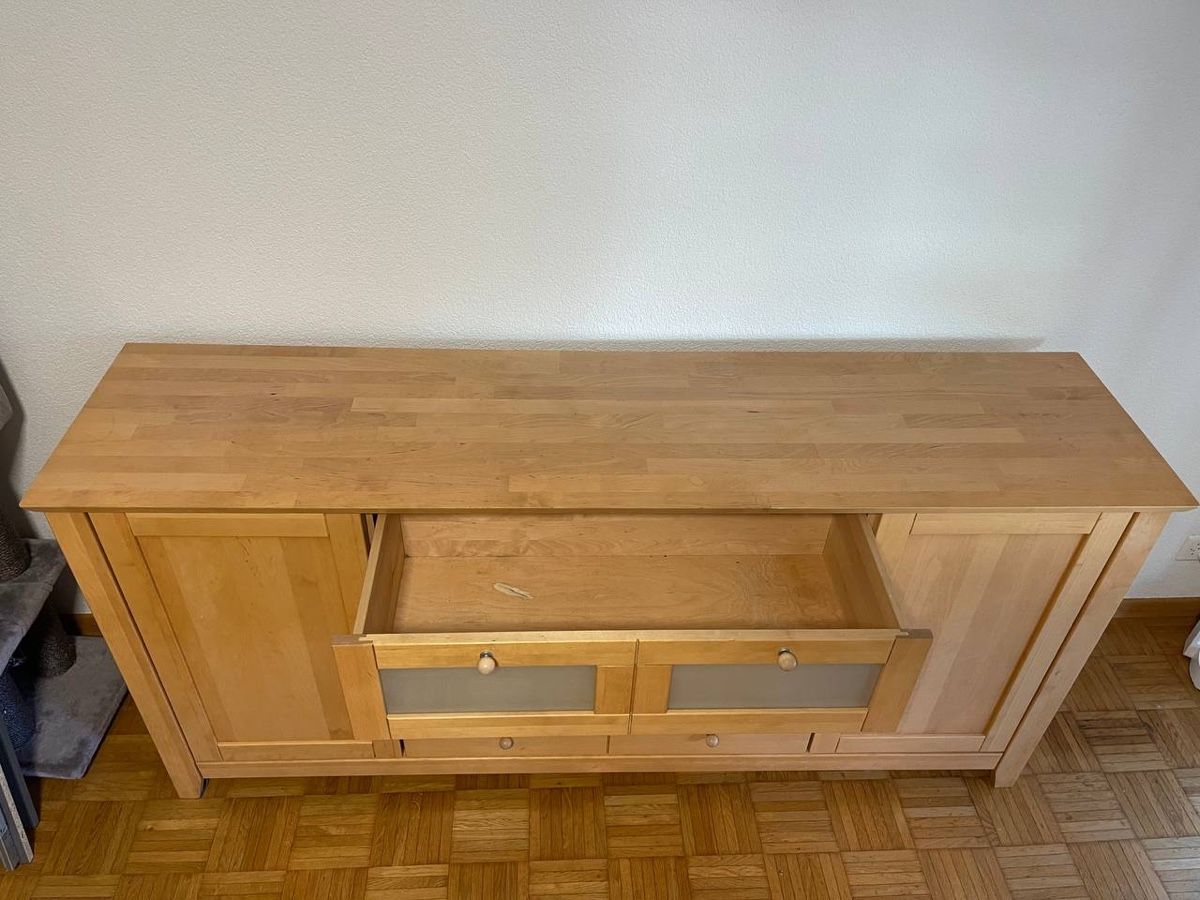 Kommoden: Commode  Holz  Birke 183x45x85,5 cm – Gebraucht aus Bern von nat_7rk7 2