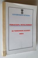 Pakistan's Involvement in Terrorism against India Government