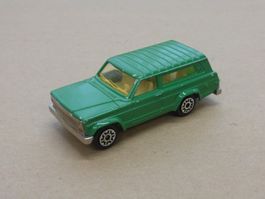 Modellauto Majorette Jeep Cherokee grün gebraucht Zustand