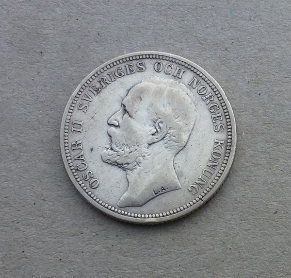 Toutes les monnaies: Norwegen ++ 2.- Kronen 1898 – D'occasion à Walkringen par Casablanca777