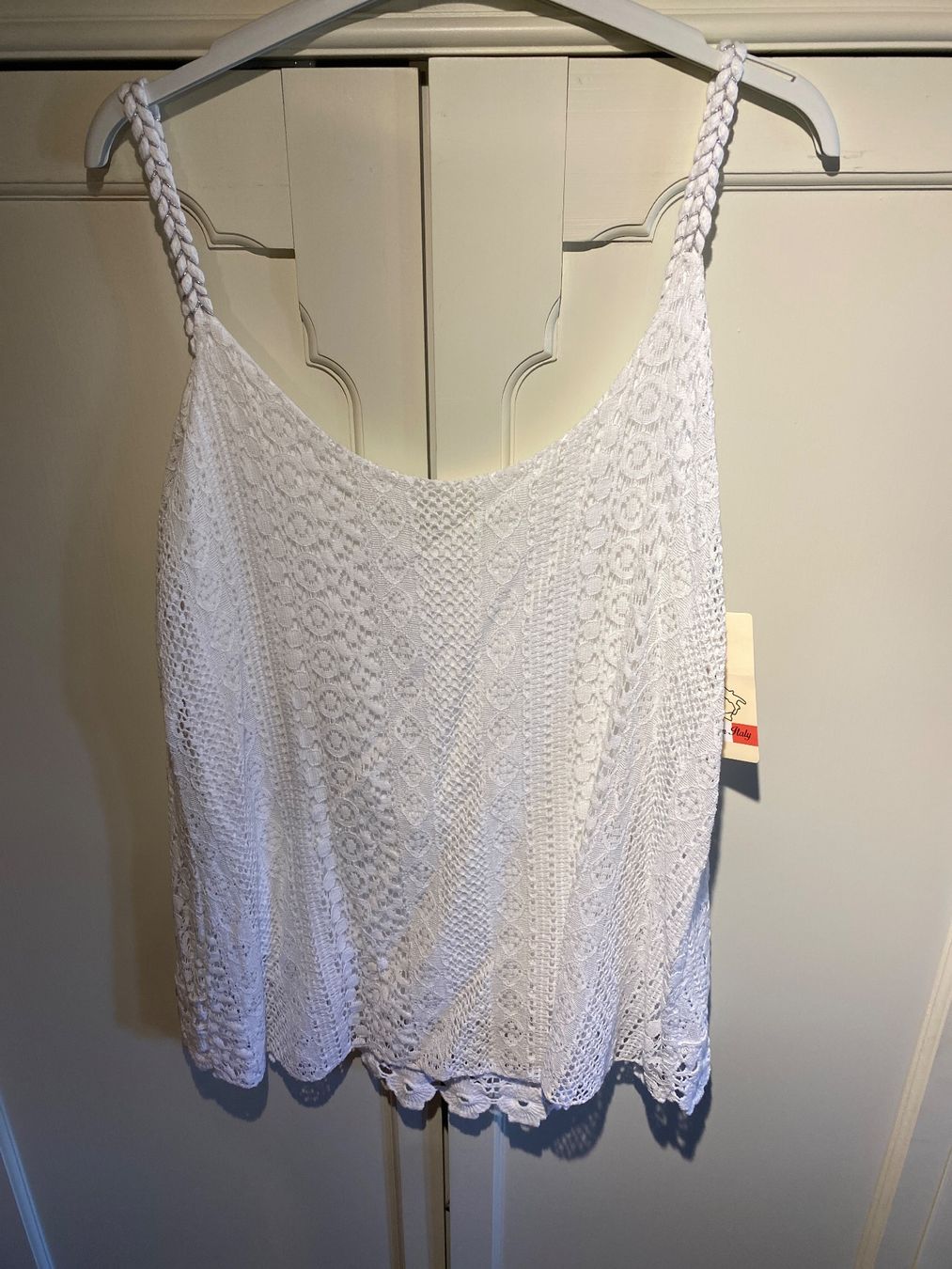 Tops: SPITZEN TRÄGER TOP VINTAGE-WEISS – Neu und originalverpackt aus Meienried von ManuelaBoutique 5